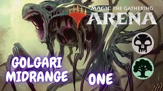 ONE / Колода Голгари мидрейндж / Golgari midrange deck. MTG arena / мета 2023