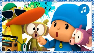 🙈 Five Monkeys Singing and Jumping + More Nursery Rhymes & Kids Songs - Pocoyo