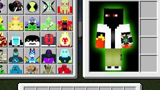 Obtuve todos los ALIENIGENAS de BEN 10 en Minecraft!