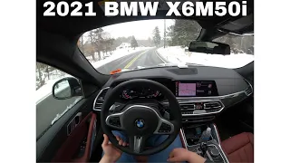 POV Test Drive - 2021 BMW X6M50i