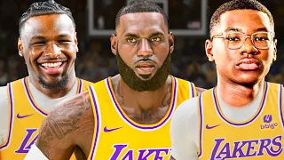 What if LeBron, Bronny, & Bryce Played Together?