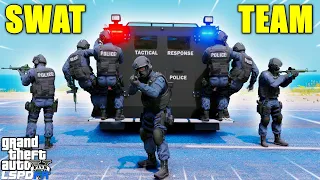 New SWAT Team Truck Responding To Armed Robbery With Hostages In GTA 5 LSPDFR