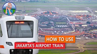 Jakarta's CHEAP airport train to the city 🇮🇩