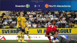 SWEDEN U21 0-1 NORTH MACEDONIA U21 | EURO U21 QUALIFICATION | HIGHLIGHTS | 08/09/2023