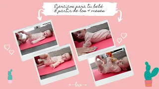 🌟Ejercicios para tu bebé a partir de los 4 meses🥰Estimulamos y compartimos tiempo💫