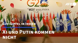 G20-Gipfel mit Konfliktpotenzial - und ohne Xi und Putin | AFP