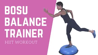 20 Minute BOSU Balance Trainer | Fat Burning Tabata Workout