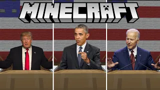 U.S Presidents Run For Election In Minecraft