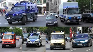 [AMOK-Fahrt über den Kudamm] Einsatzfahrten 》Berliner Feuerwehr, Polizei & SEK || Berlin 08.06.2022