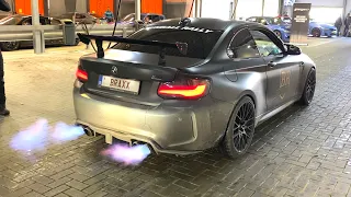 BMW M2 Competition TTE740+ Flames, Accelerations, Pops & Bangs!