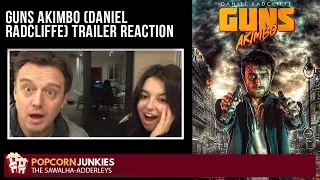 GUNS AKIMBO (Daniel Radcliffe) Official Trailer - The POPCORN JUNKIES Reaction