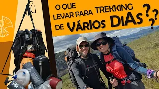 O que levar para trekking com camping? Veja quais equipamentos levar em uma travessia!