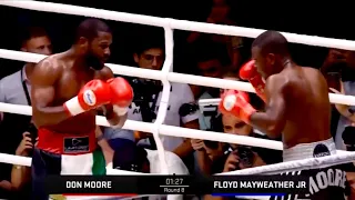 Floyd Mayweather vs Don Moore - full highlights