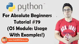 Os Module | Python Tutorials For Absolute Beginners In Hindi #79