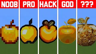 NOOB VS PRO VS HACKER Minecraft Pixel art✨Golden Apple