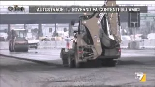 Autostrade, il Governo fa contenti gli amici