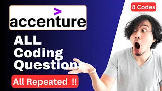 Today  | Accenture latest coding questions | Accenture Assessment test 2024