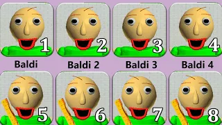 Baldi,Baldi 2,Baldi 3,Baldi 4,Baldi 5,Baldi 6,Baldi 7,Baldi 8