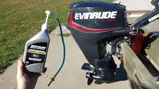 Changing the Gear Lube in the Lower Unit - Evinrude E-TEC Lower Unit Oil Change