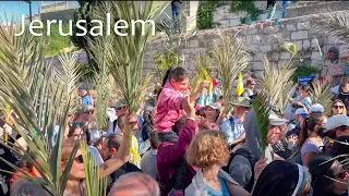 PALM SUNDAY IN JERUSALEM 🌿🌿🌿❤