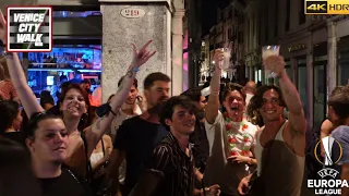 EURO 2020 ⚽ Final: Italy Fans Reaction to Penalty Kick and Celebration in Venice