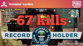 WORLD RECORD | 67 KILLS DOMINATION | [PUBG MOBILE]