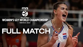 NED🇳🇱 vs. TUR🇹🇷 -  Full Match | Women's U21 World Championship | Aguascalientes