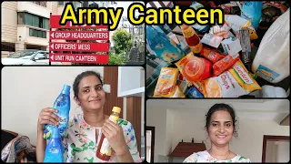 Army Canteen|ಕೆಲವೊಂದು ನನಗೆ ಇಷ್ಟ ಆಗಲ್ಲ|ಸ್ವಲ್ಪ ಸೀಕ್ರೆಟ್ಸ್ 🤫 Mangalore