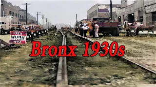 New York Bronx 1930s in color.