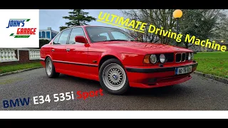 BMW E34 535i Sport : John's Garage