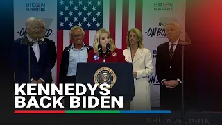 Kennedy family endorses Joe Biden in Philadelphia | ABS-CBN News