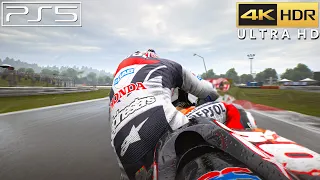 MotoGP22 (PS5) 4K 60FPS HDR Gameplay (realistic camera)