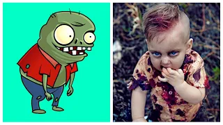 Zombies in Real Life | All Characters Plants vs. Zombies.