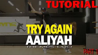 Dance Jazz and Urban Dance TUTORIAL | Aaliyah - Try Again Part 1 | HipHop TUTORIAL for Beginners