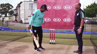 How does Kumar Sangakkara play the perfect cover drive? - A Kia Masterclass with Kumar Sangakkara