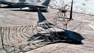 A-7E Corsair II Day Barricade on USS John F. Kennedy