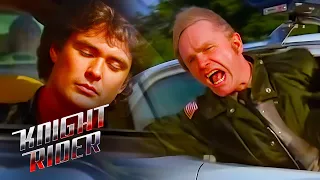 KITT's Genius Tactics: Helping Michael Lose the Cops | Knight Rider