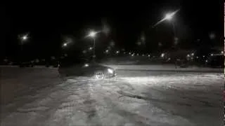 Mercedes C-Class W203 Night Winter Driving GoPro