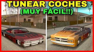 🔥Como TUNEAR CARROS en GTA San Andreas - Modificar Coches GTA SA