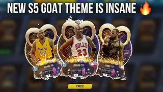 New S5 Goat Theme Is Crazy 🔥 Ft: Free Michael Jordan,Free Kobe Bryant in Nba 2k mobile