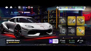 NFS No Limits | Koenigsegg Gemera | Stage 7 Maxed