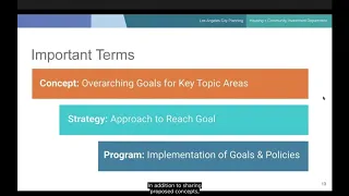 Housing Element 2021-2029 Concepts Webinar