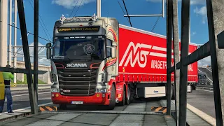 Epic Journey to London on Euro Tunnel Train | Scania R500 | #ets2 1.49