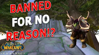 I GOT BANNED!? How Blizzard's Botting Hysteria has Changed Wow Classic