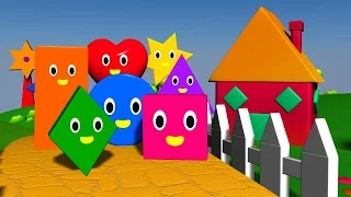 formen Lied | Gedichte für Kinder | Kinder Reime | Kindergarten Songs | Kids Music | Shapes Song