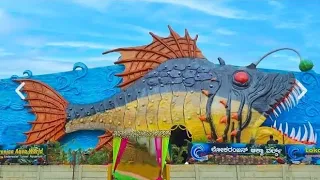 Mysore Lokaranjan Aqua World |Underwater tunnel aquarium|Longest underwater tunnel in #india #mysore