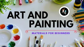 Art Supplies | Art and Painting materials || for beginners ||