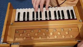 Hare Krishna Mahamantra  tune 5 harmonium chords