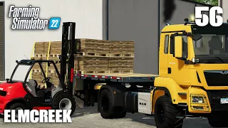 PLANKS Delivery To Carpentry/Furniture Production | Industrializing Elmcreek | FS22 Timelapse | Ep56