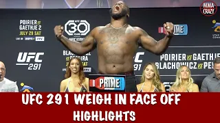 Full UFC 291: Weigh-in Final Face Off Highlights